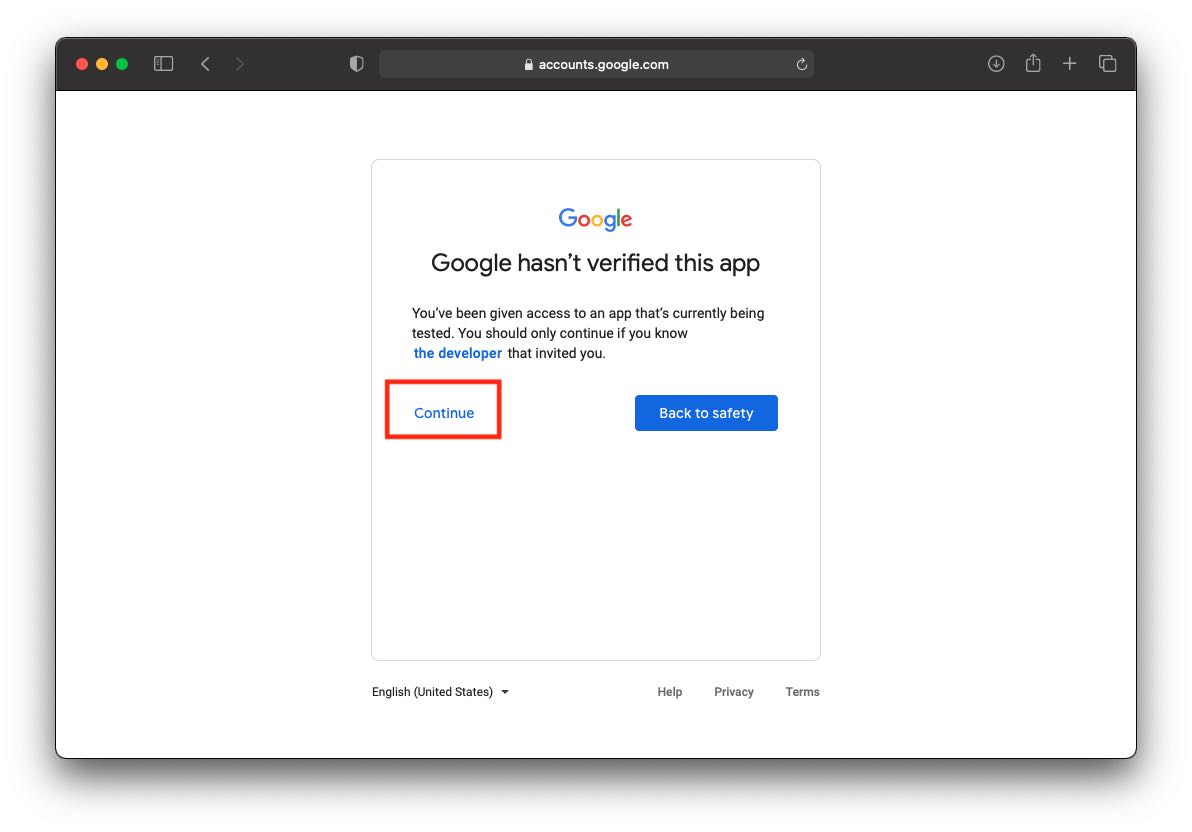 google api credential creation screen