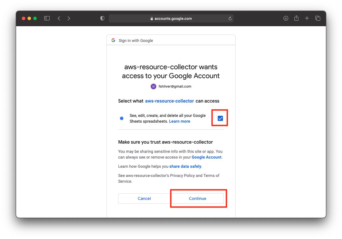 google api credential creation screen