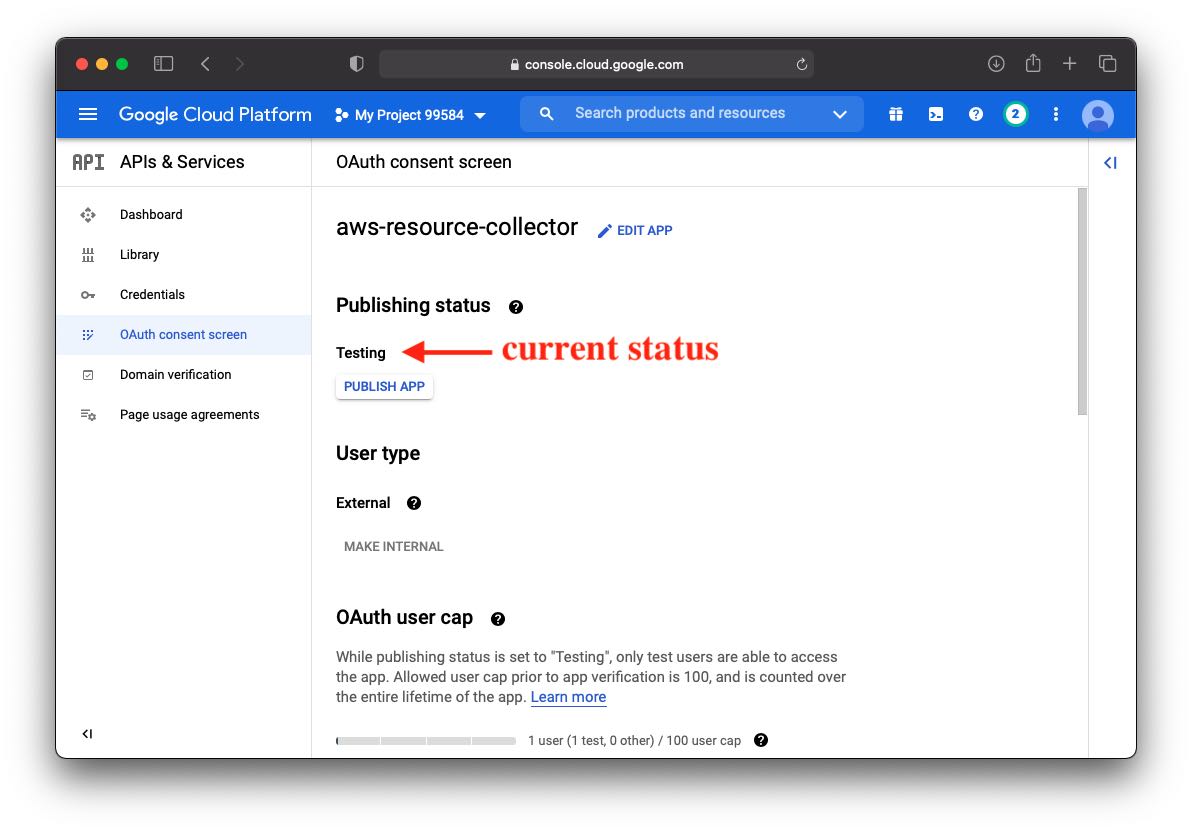 google api status 
