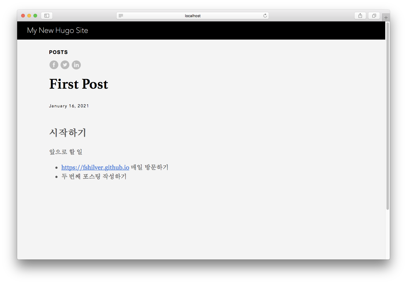 Post